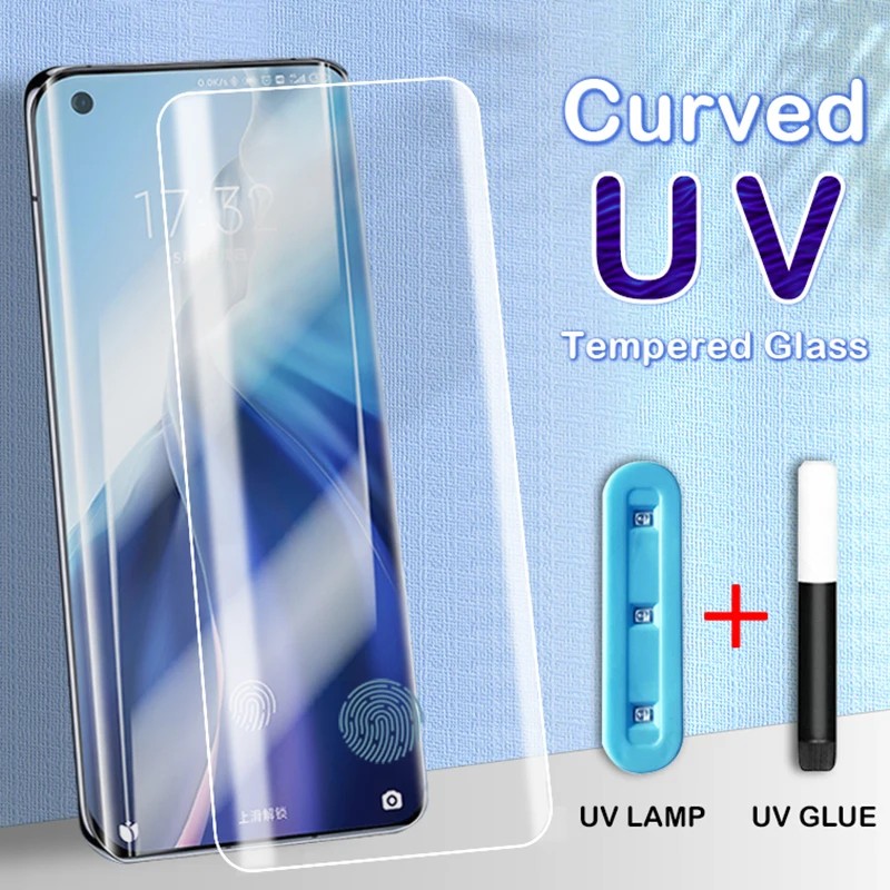 UV Nano Sıvı Tutkal Temperli Cam Huawei Mate 40 30 20 Pro Ekran Koruyucu huawei P20 P40 P30 Pro Nova 8 9 koruyucu film
