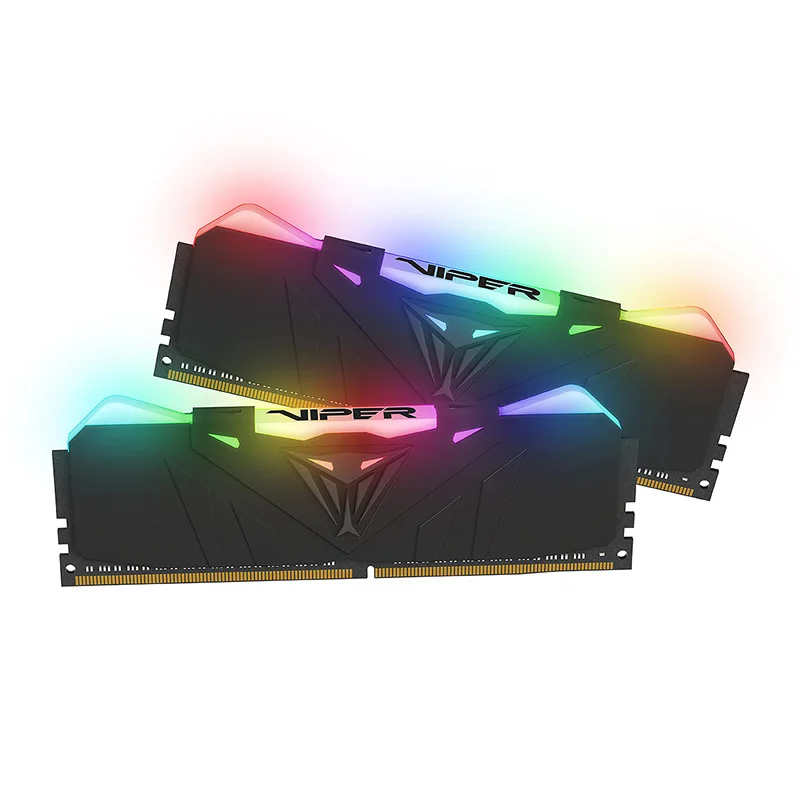 Vatansever Engerek Çelik RGB RAM 8GBx2 3600MHz Engerek RGB Serisi DDR4 16GB (2 x 8GB) 3600MHz Kiti w/Siyah ısı kalkanı