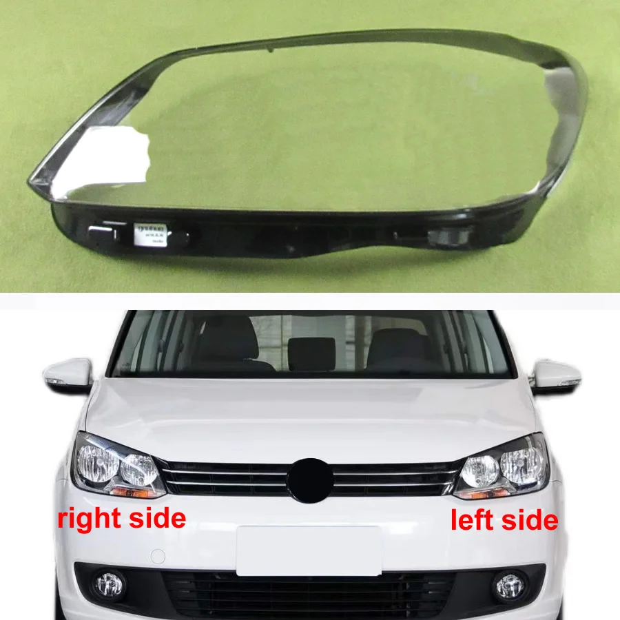Volkswagen VW Touran 2011-2015 için Far Kapağı Abajur Kafa Lambası Far Kabuk Pleksiglas Yerine Orijinal Lens