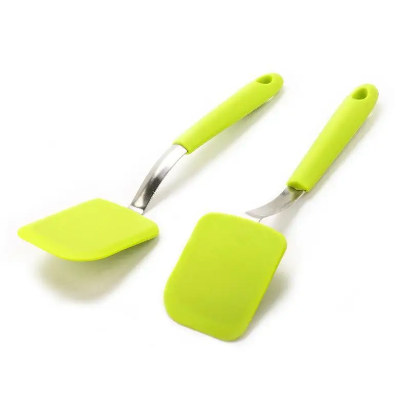 Yapışmaz silikon kürek mutfak aracı wok kızartma tavası spatula