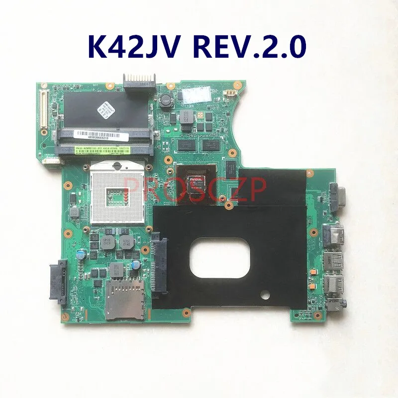 Yüksek Kalite Asus K42J K42JV K42JV REV. 2. 0 N11P-GS1-A3 GPU HM55 Laptop Anakart 100 % Tam İyi Çalışıyor Test