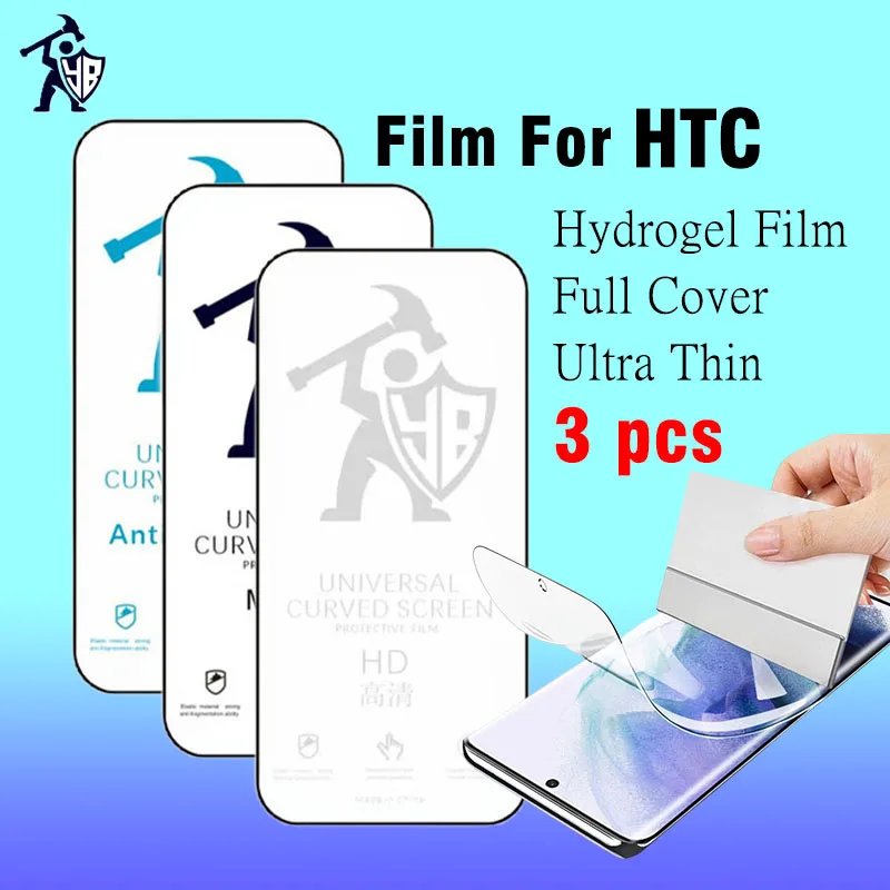 3 adet HD Hidrojel HTC U11 Gözler U12 Artı U20 5G Mat Ekran Koruyucu HTC Desire 10 İçin 20 22Pro BİR S Mas Max M9 Artı TPU