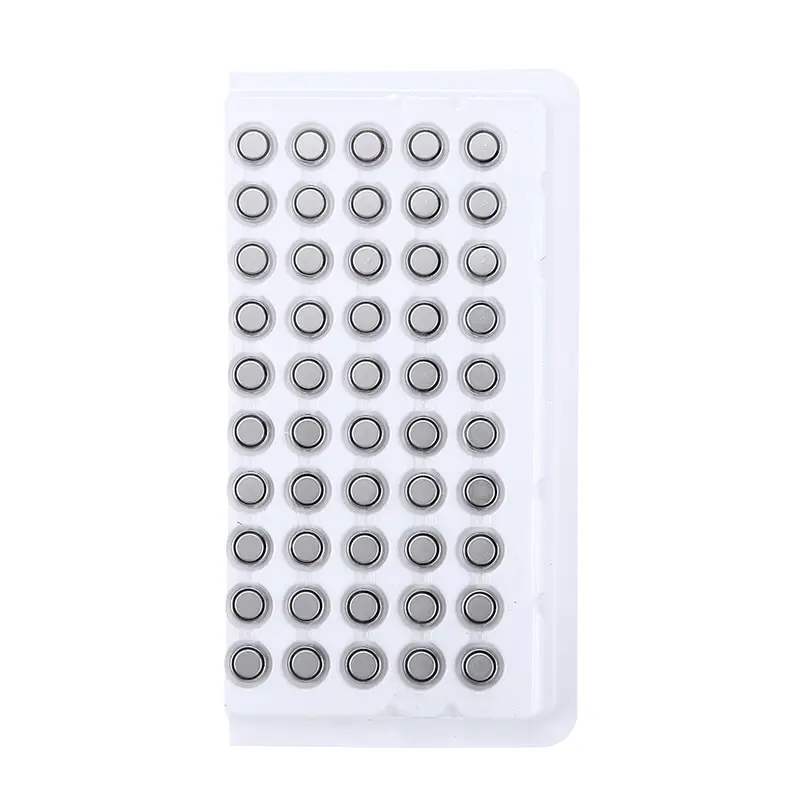 50 adet Düğme Hücre Para Pil AG4 377 1.55 V Alkalin Düğme Pil Pil Piller İzle Hesap Makinesi