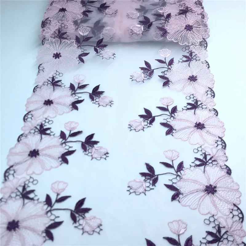 Iki Ton Çiçek Tül Dantel Trim DIY Nakış İç Çamaşırı Dikiş El Sanatları Kaliteli İşlemeli Örgü Dantel Sutyen Kumaş Aksesuarları