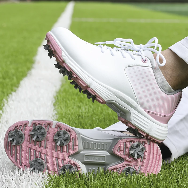 Kadın golf ayakkabıları Su Geçirmez Rahat Bayanlar Sivri Golf spor ayakkabılar Profesyonel Golf Eğitmenler Kadınlar için