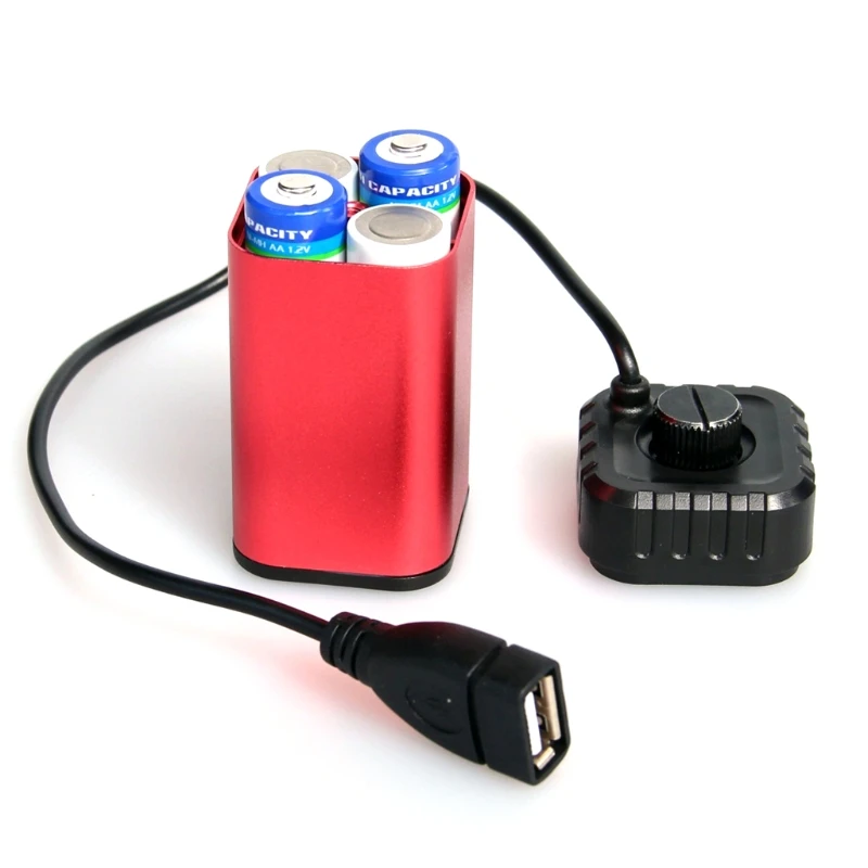 SIV Su Geçirmez 5 V USB Taşınabilir 4X AA pil şarj tutucu Kiti taşınabilir güç kaynağı kılıfı Kutusu